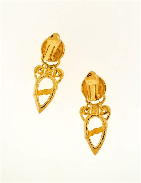 fendi earrings india|Fendi vintage earrings.